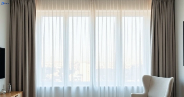 Freshly steam cleaned curtains in chevallum QLD